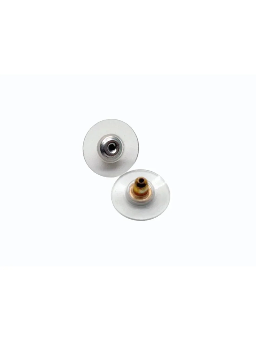 Chanel CC Logo Round Earrings 16 Rhinestone Color Stone Gold Metal